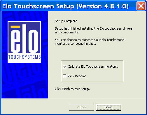 Elo Touchscreen Setup (Version 4.8.1.0) - complete