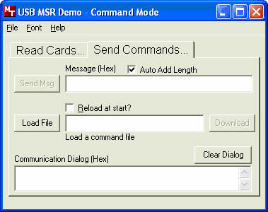 USB MSR Demo